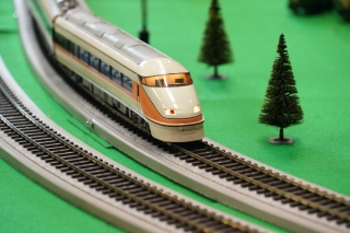 鉄道　電車　汽車　SL　レール　線路　模型　ジオラマ　ミニチュア